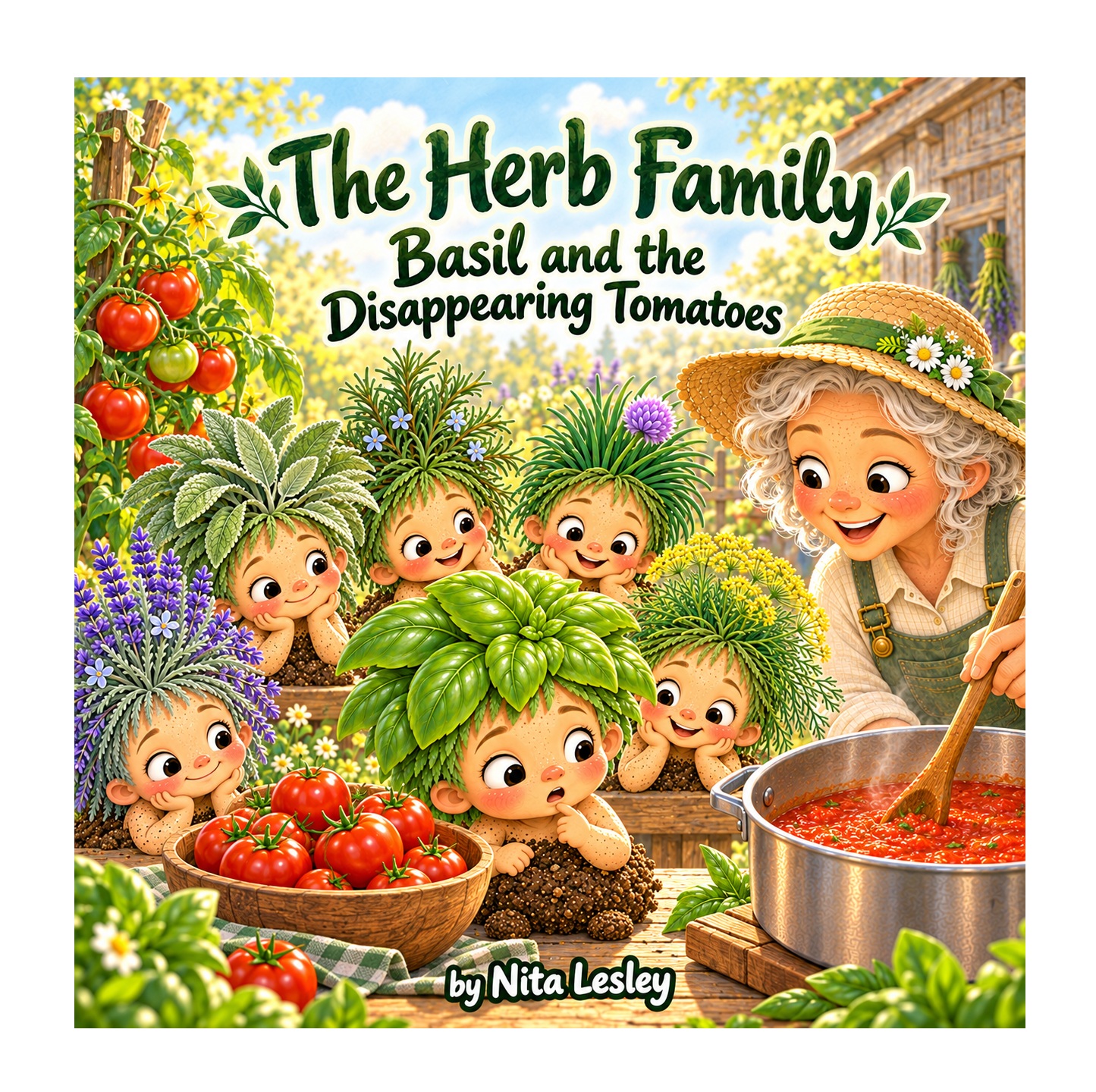 The Herb Family - Basil and the Disappearing Tomatoes