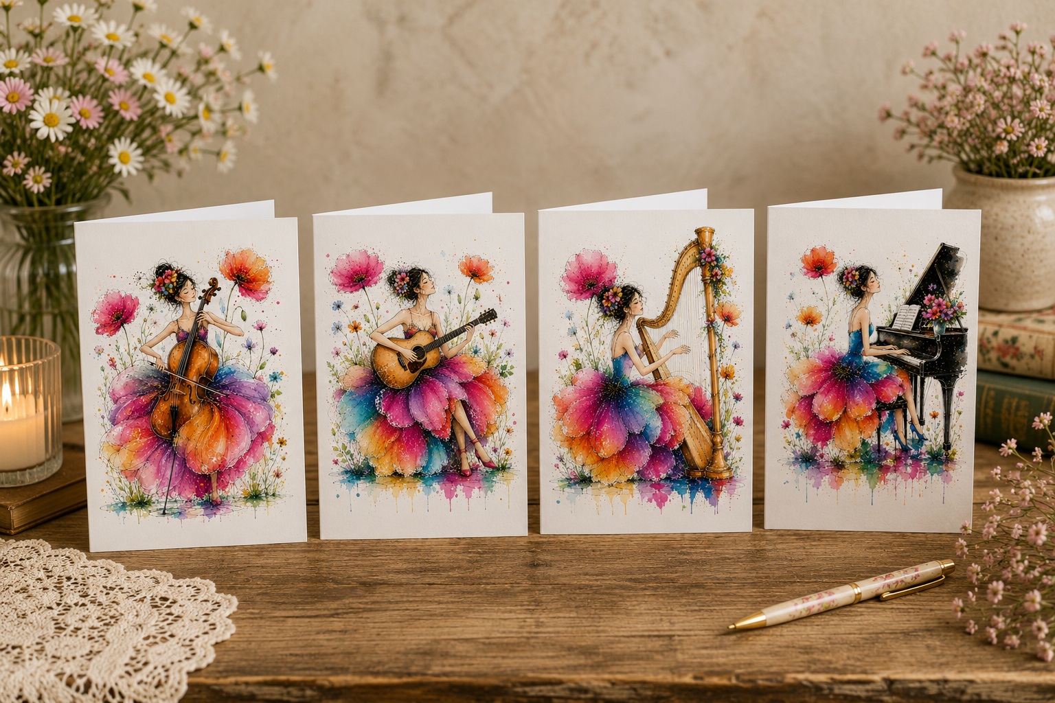 Fleur Collection - Music cards