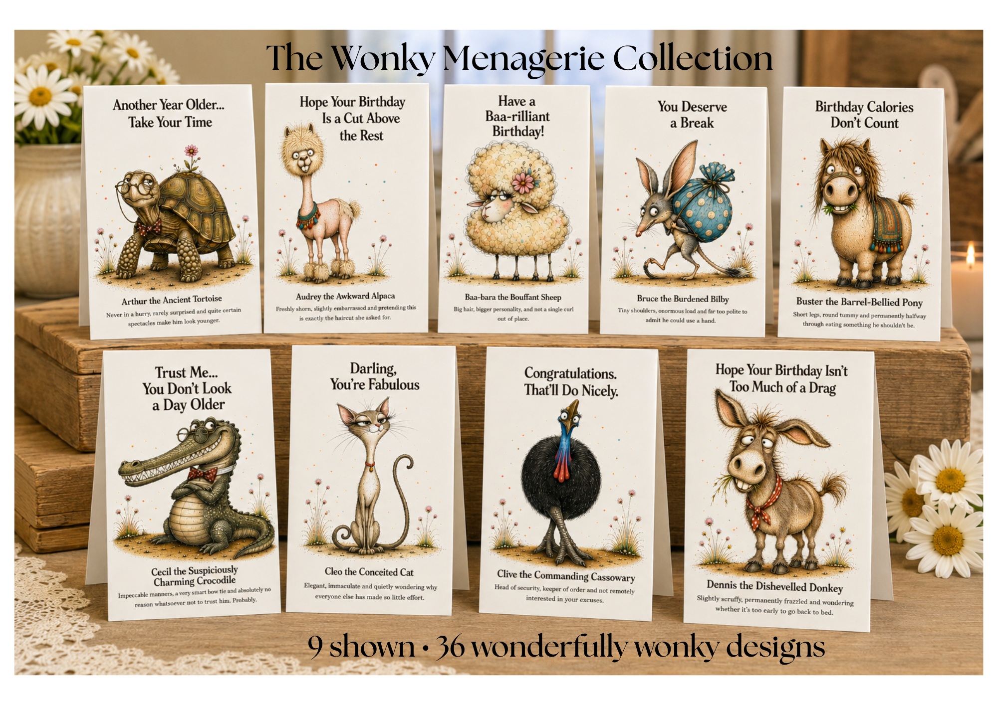 The Wonky Menagerie Collection